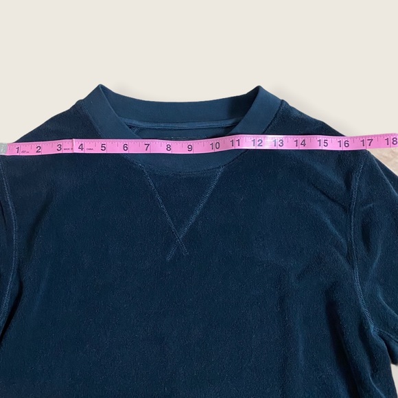 🆕 NWT Women’s Joe’s Jeans Towel Terry Crewneck Sweatshirt Lounge Top Cozy M - Picture 10 of 16